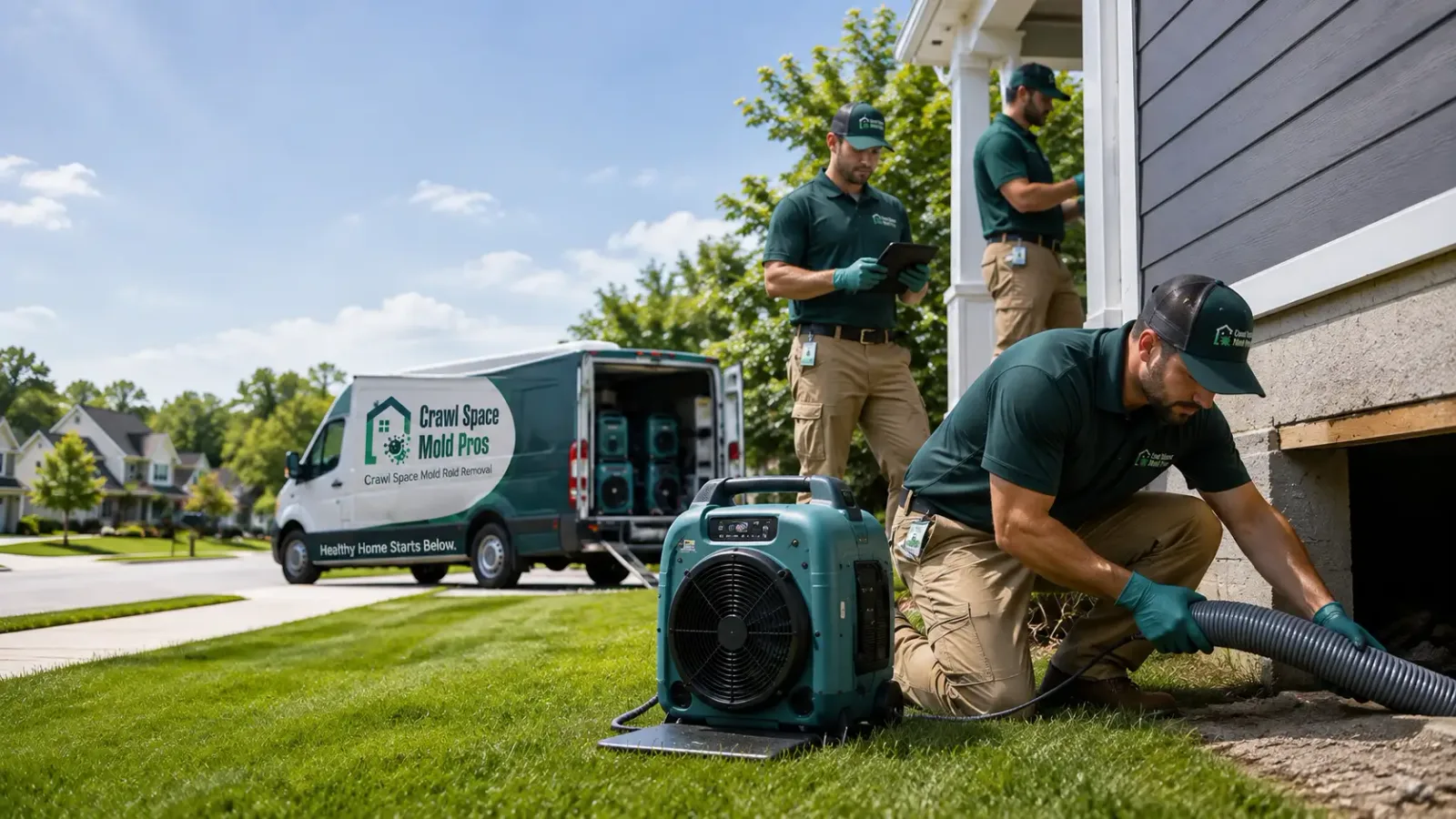 Crawl Space Mold Removal in Lynnville, IA